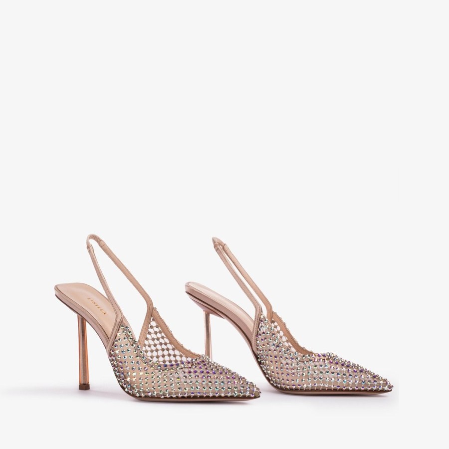 Scarpe Le Silla Tacco Alto | Slingback Gilda 100 Mm